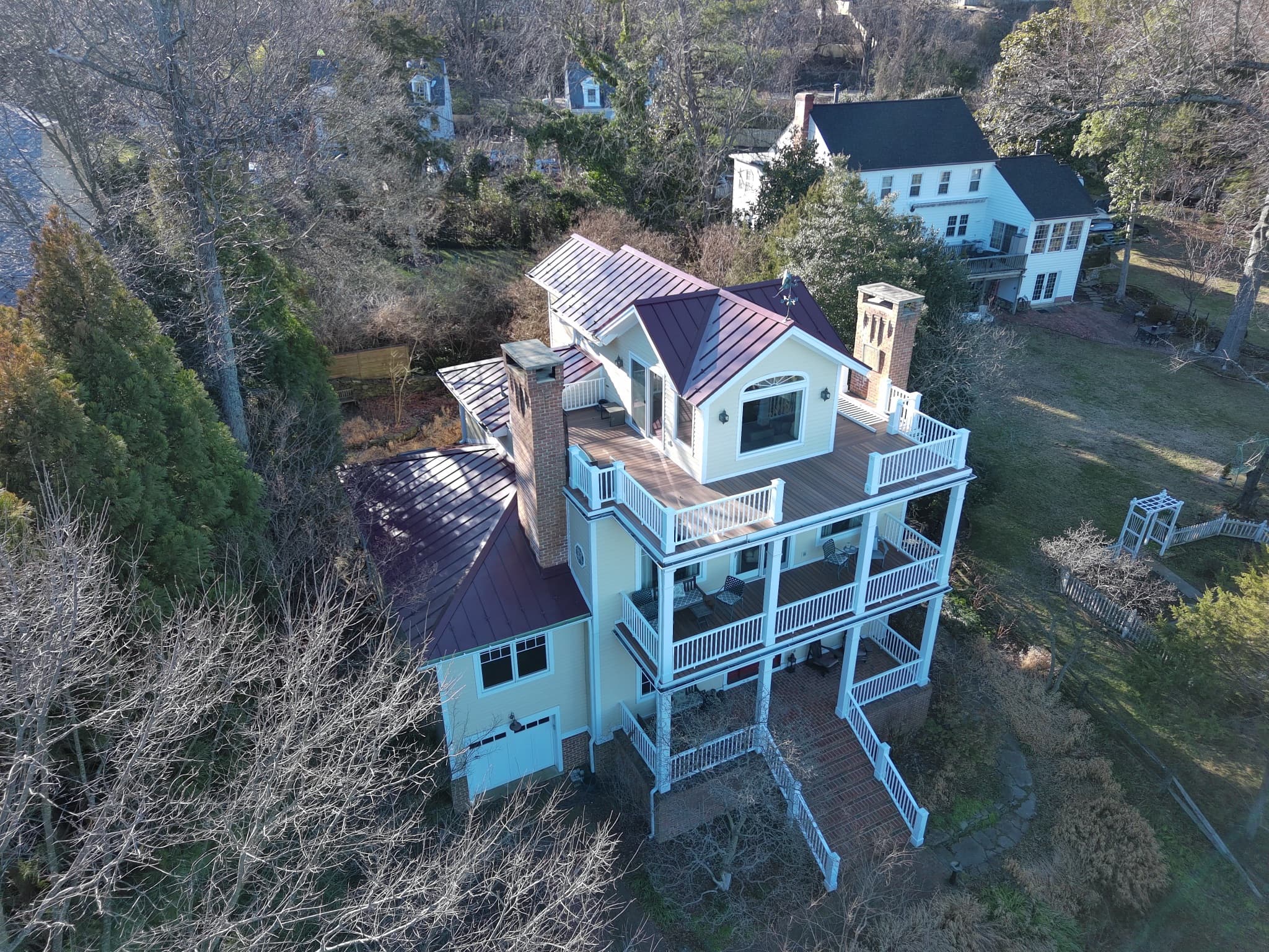 Metal roofing installation